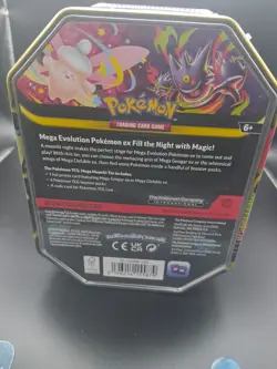 Pokemon Mega Evolution Moonlit Tin Clefable Factory Sealed 4 Booster Packs New - Image 4