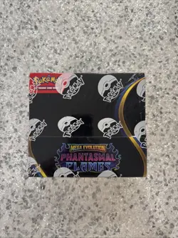 Pokemon TCG Mega Evolutions Phantasmal Flames Booster Box New Factory Sealed - Image 1