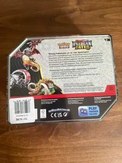 Pokemon TCG: Scarlet & Violet Paldean Fates Charizard EX Tin New Factory Sealed - Image 2