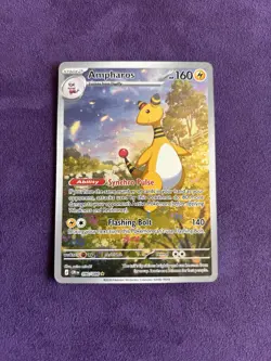 Pokemon TCG Chaos Rising Ampharos Full Art 090/086 Mint Condition Pack Fresh - Image 1