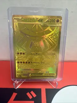 Pokemon TCG Perfect Order Hyper Rare Gold Mega Zygarde EX Full Art 124/088 - Image 1