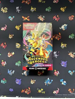 Pokemon Mega Evolution Ascended Heroes Booster Bundle Sealed | 6 Booster Packs | - Image 1