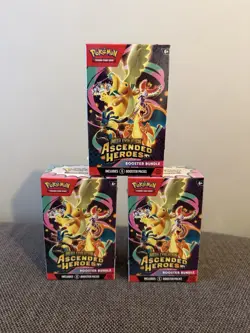 Pokemon TCG Mega Evolution Ascended Heroes Booster Bundle 6 Packs Sealed New - Image 1