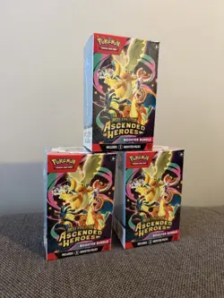 Pokemon TCG Mega Evolution Ascended Heroes Booster Bundle 6 Packs Sealed New - Image 2