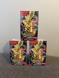 Pokemon TCG Mega Evolution Ascended Heroes Booster Bundle 6 Packs Sealed New - Image 3