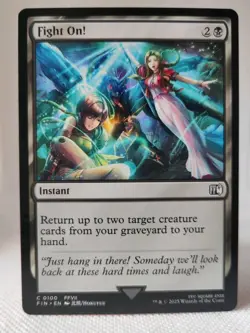 Magic MTG - Fight On! - Final Fantasy - NMINT #0100 - Image 1