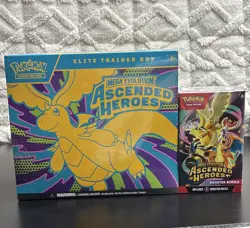 Pokemon TCG Mega Evolution Ascended Heroes Elite Trainer Box + Booster Bundle - Image 1