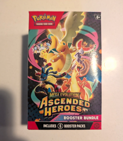 Pokemon TCG Mega Evolution Ascended Heroes Booster Bundle 6 Packs Sealed Box - Image 1