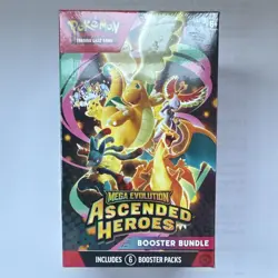Pokemon TCG Mega Evolution Ascended Heroes Booster Bundle 6 Packs English 2026 - Image 1