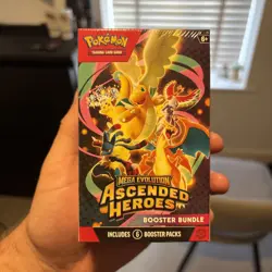 Pokemon TCG Mega Evolution Ascended Heroes Booster Bundle Box . - Image 1