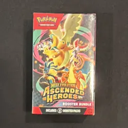 Pokemon TCG Mega Evolution Ascended Heroes Booster Bundle, 6 Packs, English - Image 1