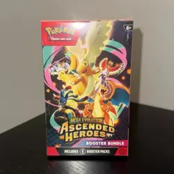 Pokemon TCG: Mega Evolution Ascended Heroes Booster Bundle (6 Booster Packs) - Image 1