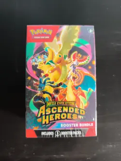 Pokemon TCG: Mega Evolution Ascended Heroes Booster Bundle (6 Booster Packs) - Image 1