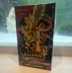 Pokemon Mega Evolution Ascended Heroes Booster Bundle Box (6 Booster Packs) - Image 1