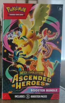 Pokemon TCG Mega Evolution—Ascended Heroes Booster Bundle Box - 6 Packs ONE BOX - Image 1