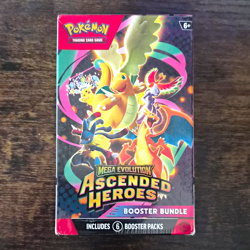 Pokemon TCG Mega Evolution Ascended Heroes Booster Bundle 6 Packs English - Image 1