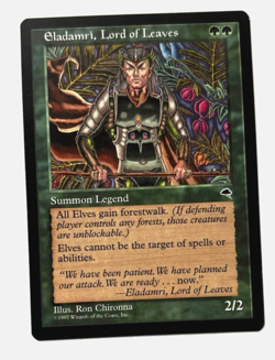 Eladamri, Lord of Leaves MTG Tempest Magic the Gathering TMP Light Play - Image 1