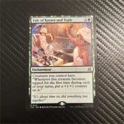 Magic: The Gathering Tale of Katara and Toph 0143 Rare Foil Ext Art Green - Image 1