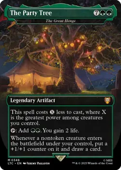 MTG The Party Tree (The Great Henge) 0348 Foil Box Topper Lord of The Rings NM - Image 1