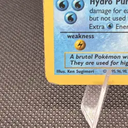 Pokemon TCG Blastoise 2/102 Base Set Shadowless Holo Rare Unlimited - Image 5