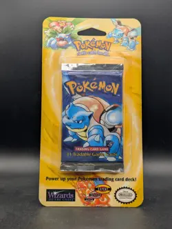 Shadowless Pokemon Base Set Blister Pack Blastoise 1999 - Image 1