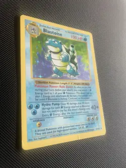 1999 Blastoise ⭐ 2/102 Holo Rare Base Set Vintage WOTC Shadowless Pokemon MP - Image 4