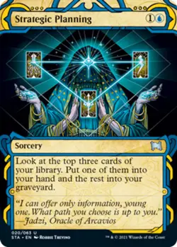 4x Strategic Planning - Foil NM-Mint, English Strixhaven: Mystical Archives MTG - Image 1