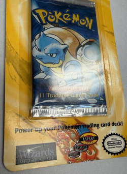 WOTC New SEALED BLASTOISE 1999 Pokemon BASE SET SHADOWLESS Blister BOOSTER Pack - Image 5