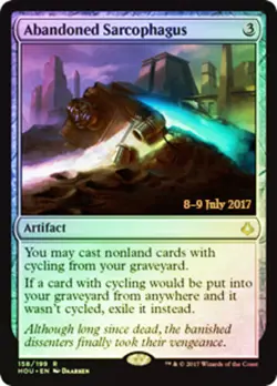 1x Abandoned Sarcophagus - Foil - Prerelease Promo Heavy Play, English Prereleas - Image 1