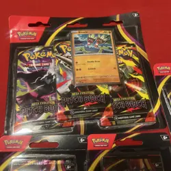 3Pk Blister + 3 Checklane Blisters (Lot of 4) Sealed-Pitch Black Pokemon Promos - Image 4