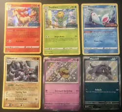 Lot Of 6 Black Star Promos Mixed Stamped SWSH, SV, D&P NEAR MINT/LP Pokemon TCG - Image 1