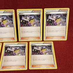 Karen XY177 featuring Umbreon LOT of 7 LP NM - XY Black Star Promos Pokemon TCG - Image 3