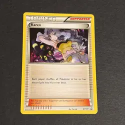 Karen XY177 featuring Umbreon LOT of 7 LP NM - XY Black Star Promos Pokemon TCG - Image 4