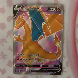 Pokemon TCG Charizard V SWSH050 Holo Promo Sword & Shield Promo 220 HP - Image 1