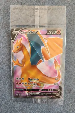 Pokemon TCG Charizard V Swsh050 Sword & Shield Black Star Promo Sealed - Image 1