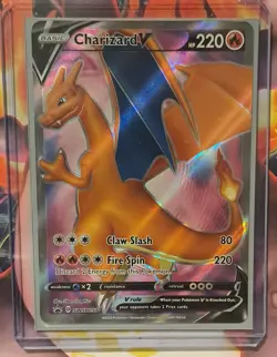 Pokemon TCG Charizard V SWSH050 SWSH Sword & Shield Promo Holo English Mint - Image 1