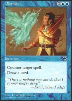 4x Dismiss Light Play, English Tempest MTG Magic - Image 1