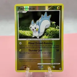 Pachirisu 35/130 -NM- Diamond & Pearl Reverse Holo Rare Pokemon TCG x2 - Image 1