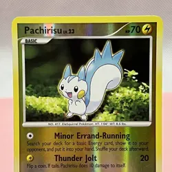 Pachirisu 35/130 -NM- Diamond & Pearl Reverse Holo Rare Pokemon TCG x2 - Image 2