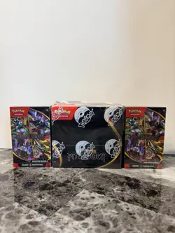 Pokemon TCG Pitch Black Booster Box and Booster Bundles x2 - Image 1