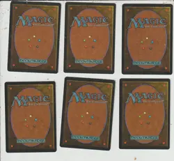 Lot x6 cartes Blanches THE DARK MAGIC MTG ENGLISH 1994 EX-NM Witch Hunter... - Image 2