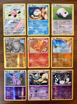 Pokemon Reverse Holo Mixed Lot Of 9 Cards **2010 - 2017** LP/NM Condition - Image 1
