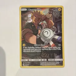 Pokemon TCG Magnemite Holo Secret Rare Card Sun Moon Cosmic Eclipse 242/236 NM - Image 1