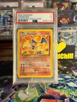 Pokemon TCG Charizard Holo #11 Evolutions TAG 9 & Charizard #3 LC PSA 5 - Image 3