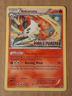 Pokemon Volcarona Prerelease Black Star Promo BW40 NM See Pictures - Image 1