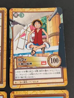 Luffy C222 C224 C490 One Piece Carddass Hyper Battle card Japanese Bandai eb298 - Image 4
