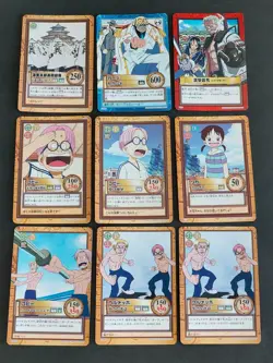 One Piece Carddass Hyper Battle Bandai 1999-2001 Garp Coby Lot of 9 Japan eb355 - Image 1