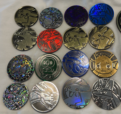 Pokemon TCG Lot of 21 coins - Mewtwo Shaymin Pikachu Charizard - Image 2