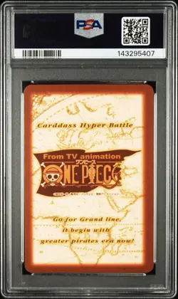 2000 One Piece Carddass Hyper Battle Bandai Usopp C-JF01.5 Jump Festa Promo PSA9 - Image 2