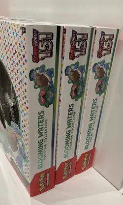 Pokemon 151 Blooming Waters Premium Collection Box Sealed x3 - Image 5